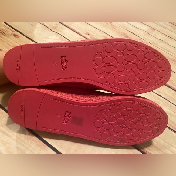 NWOT Coach C6763-CARLEY LEATHER ESPADRILLE - Picture 2 of 4